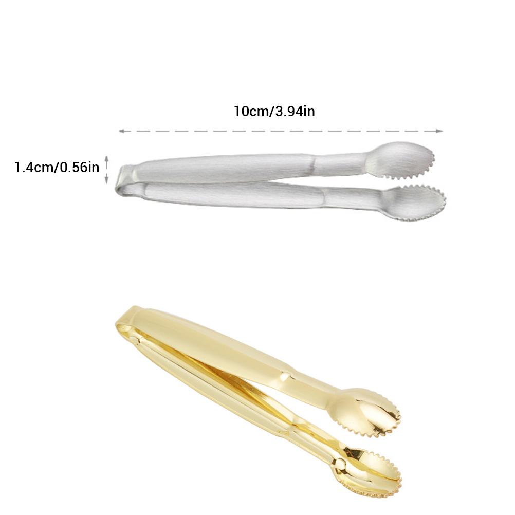 3PCS Stainless Steel Food Serving Tongs Mini Tongs for Sugar Tea Bag Kitchen Tool