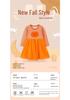 Europäischer Stil Mädchen Halloween Netz-Prinzessinnenkleid - Süßes Herbst-Babykleid