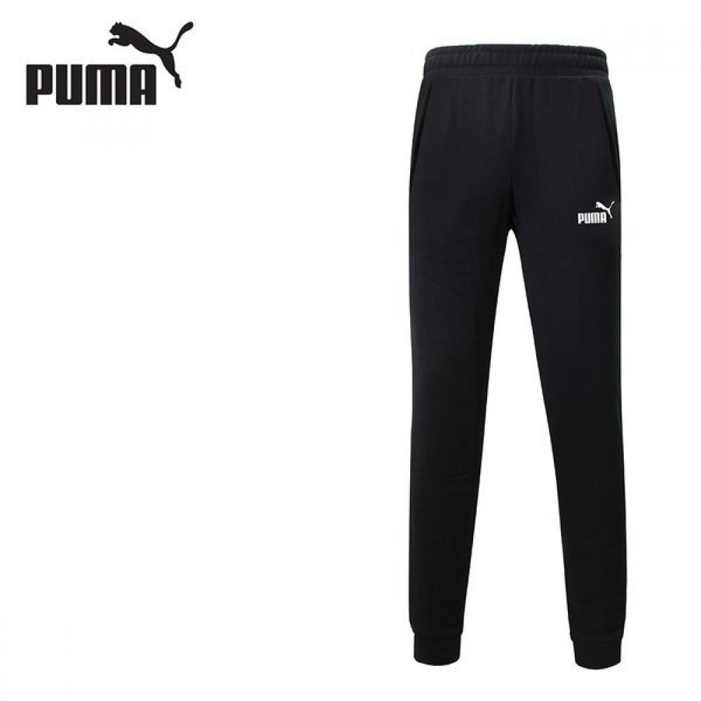 

[Puma] Puma Essential Logo Флисовые штаны для бега Мужчины Женщины Матовые тренировочные штаны Черный 851753-01