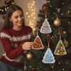Creatief Patroon Strass Schilderen Hanger Glanzende Halloween Pompoen Ambacht Ambachtsliefhebbers