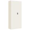 Vidaxl Document Cabinet, White, 90X40X200 Cm, Steel