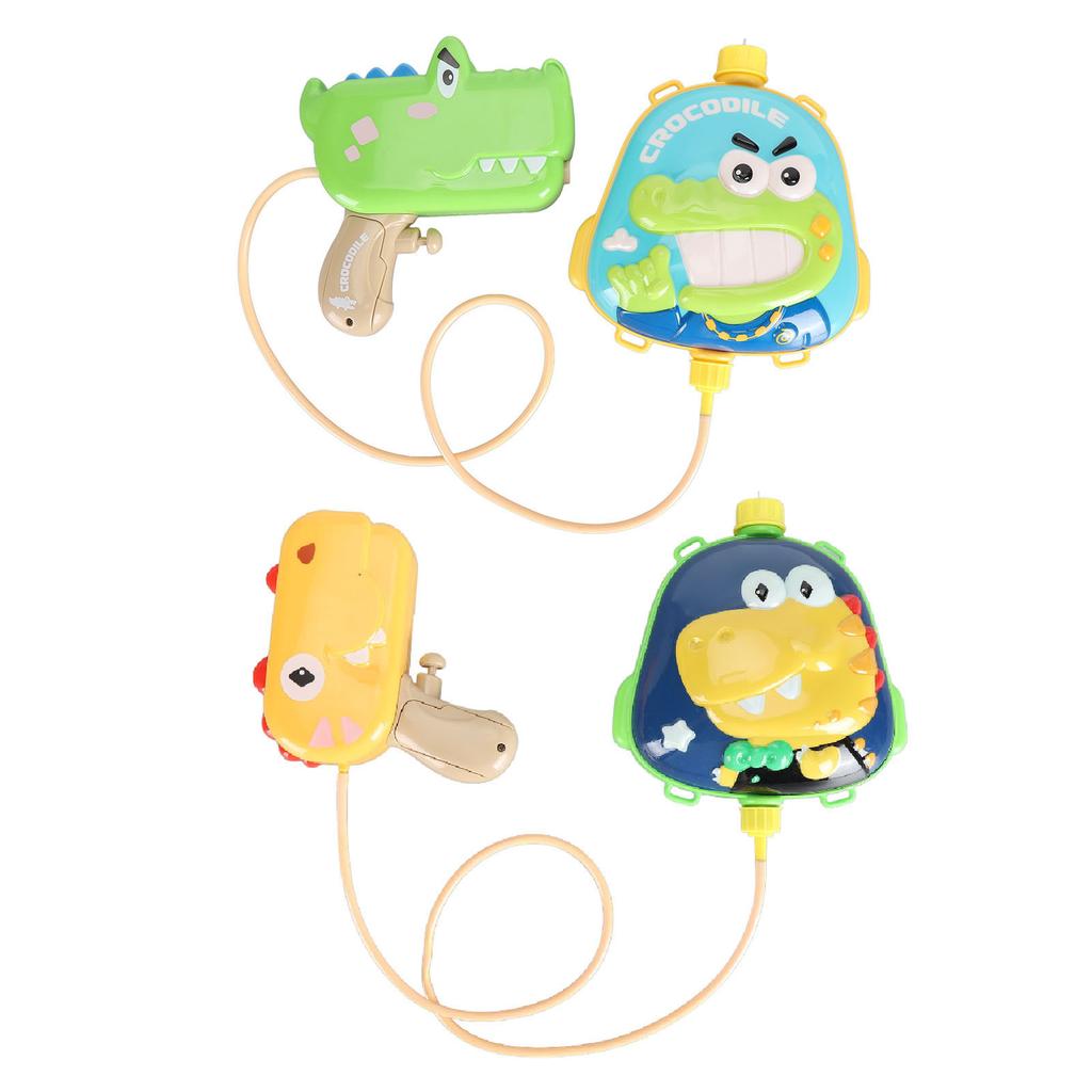 Water Shooting Toy for Kids 1000ml Capacity Backpack Cartoon Electric Water Sprayer for Outdoor Camp