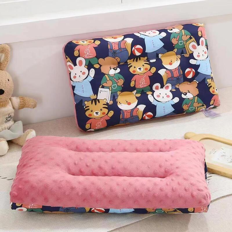 OLOMM Kids Cotton Double-Sided Cartoon Pillow