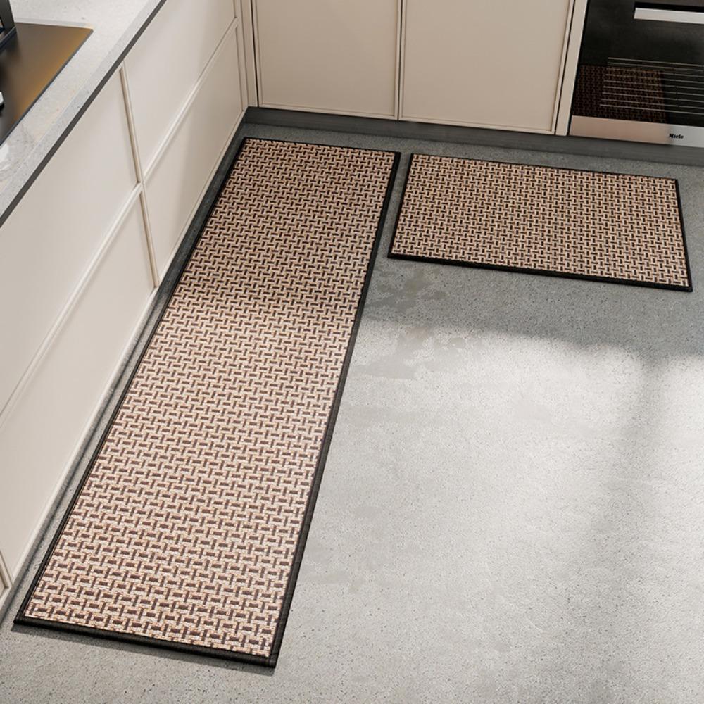 Durable Anti-slip Kitchen Floor Mat Rubber Bottom Oil-resistant Kitchen Rug Washable Kitchen Mats Kitchen