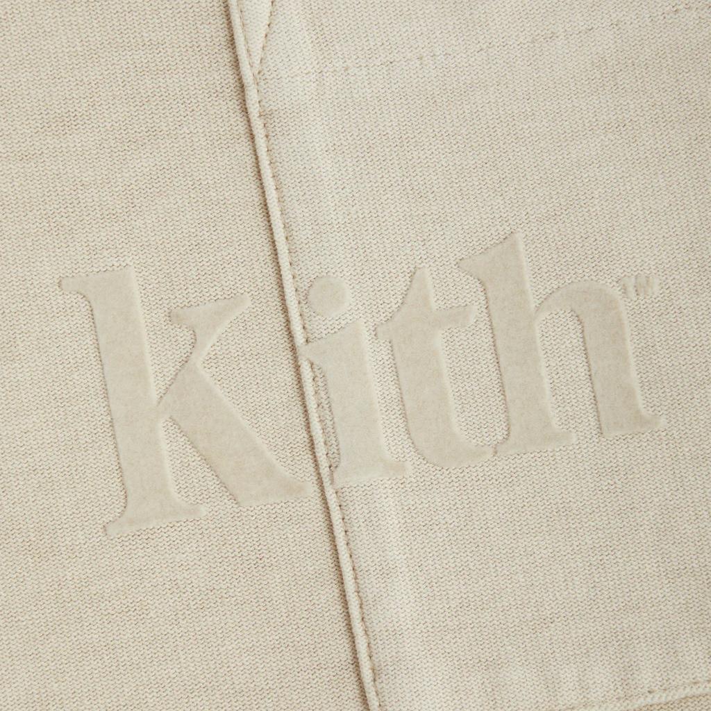 Kith Long-Sleeve Quinn Tee Sediment Unisex Tops Cream KHM031552-262