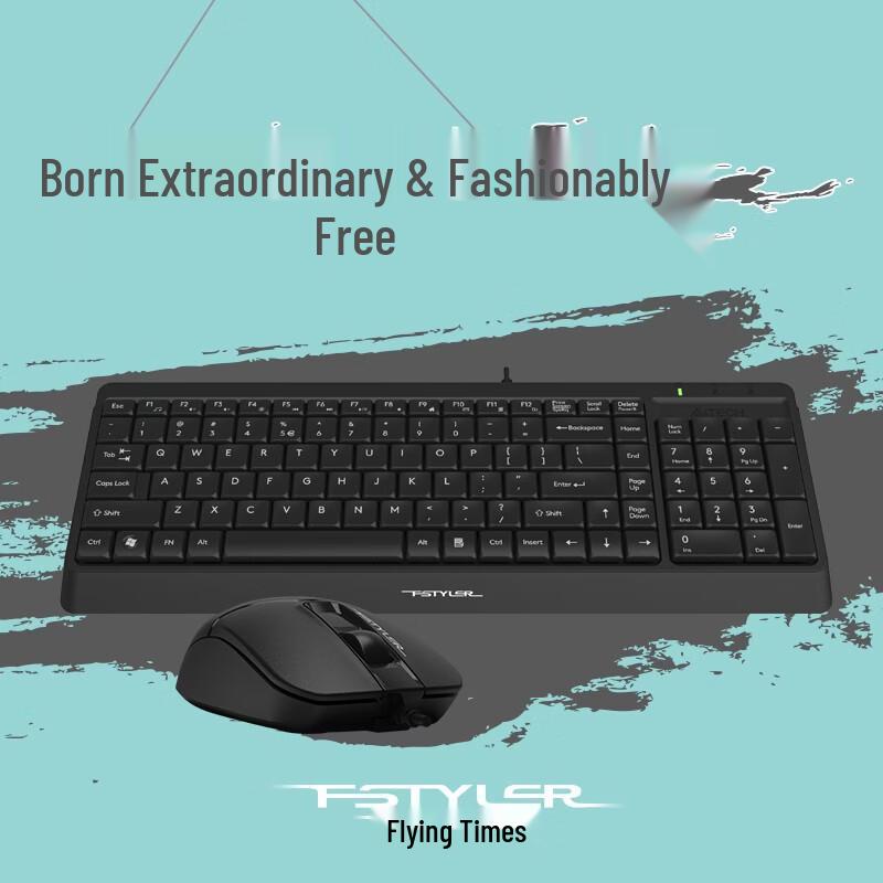 A4TECH F1512 Wired Keyboard and Mouse Combo
