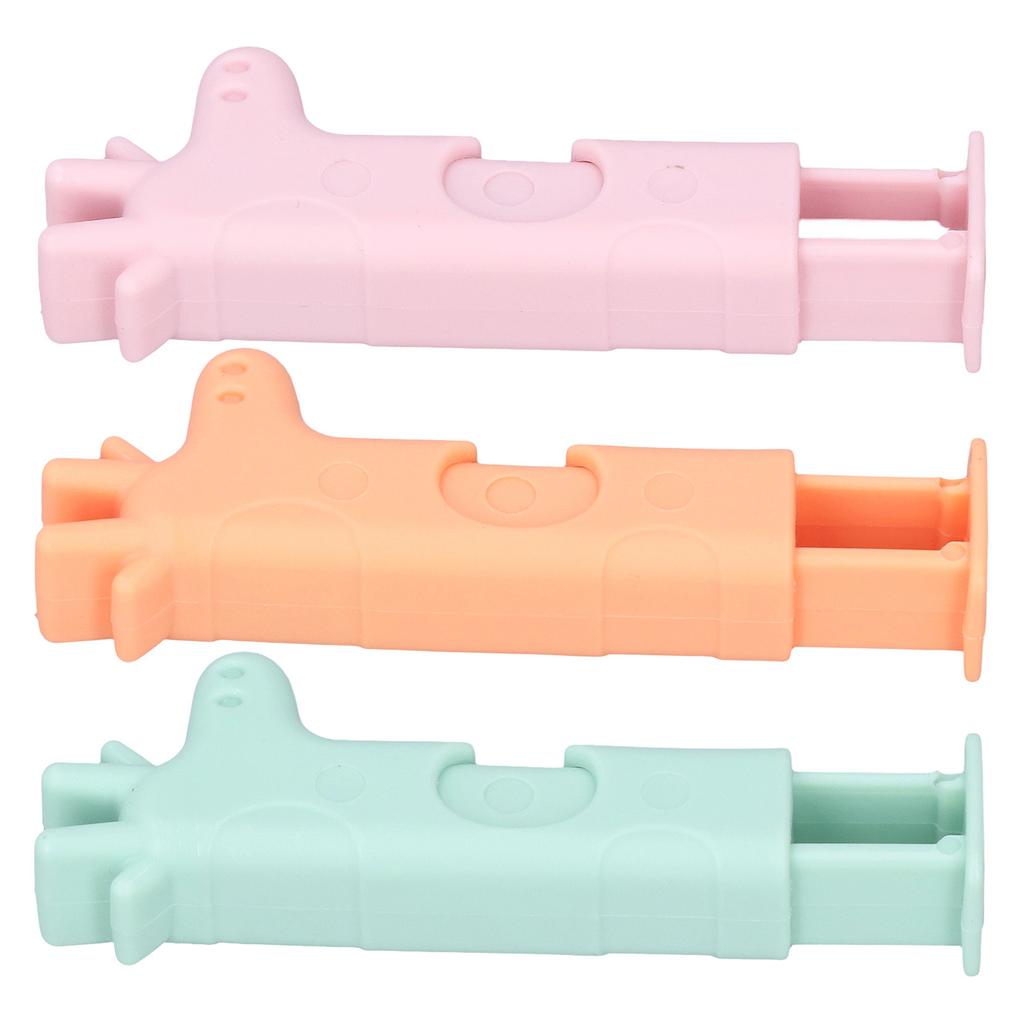 Sealing Clips Strong Clamping Force Moisture Proof Giraffe Look Plastic Bag Clips for Food Storage B