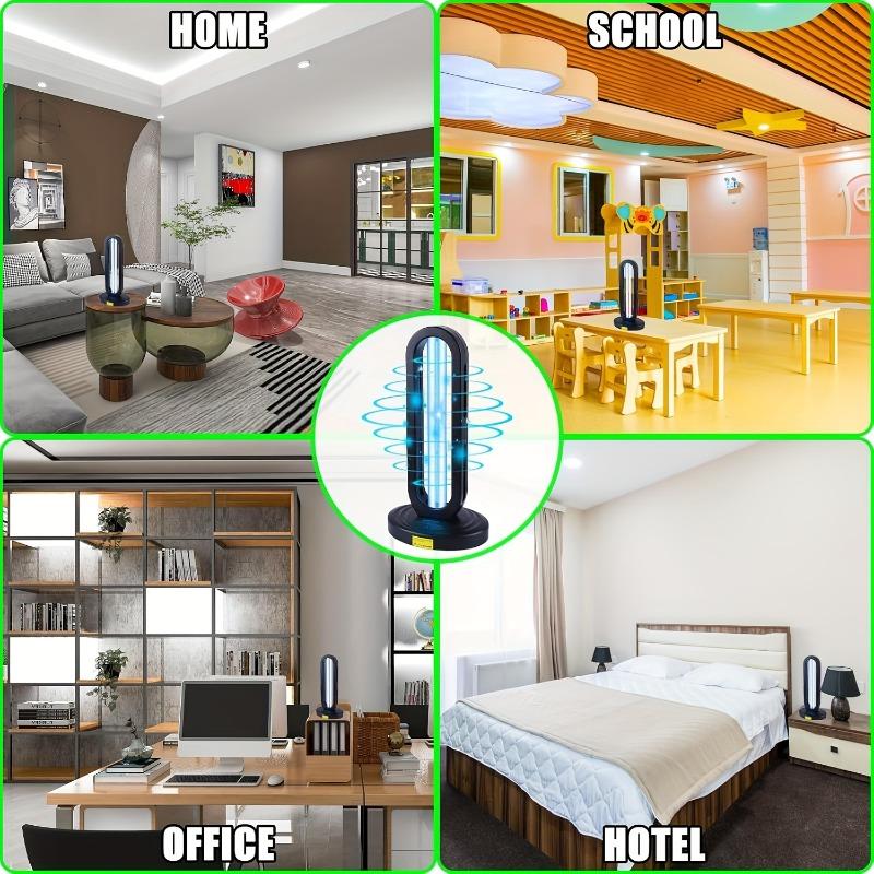 Remote Controlled UV Lamps for Home and Office Use Are Perfect for Relieving Allergies In Kitchens and Children's Rooms