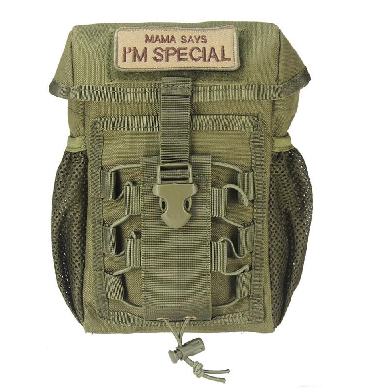 Borsa Tattica Da Petto In Nylon – Marsupio Molle Con Cinghie, Admin Pouch, EDC, Per Uomo, Outdoor, Impermeabile, 26x13x6 Cm