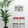 1pc Personalized Custom Name Metal Sign Home Decor Decorative Wall Art Dustproof Water Resistant