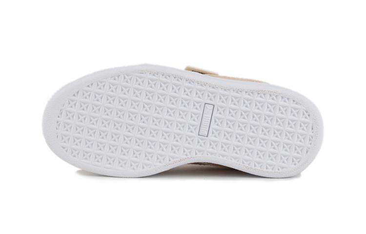 Kids' Sneakers Puma Basket Canvas Little Kids 'TIme 4 Change - Pink Sand'
