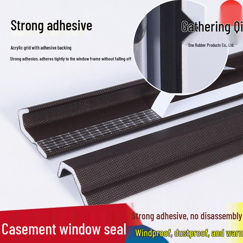 Winddichte Fenster- und Tür-Winterdichtungsleiste für Aluminium-, Kunststoff- und Stahl-Kippfenster