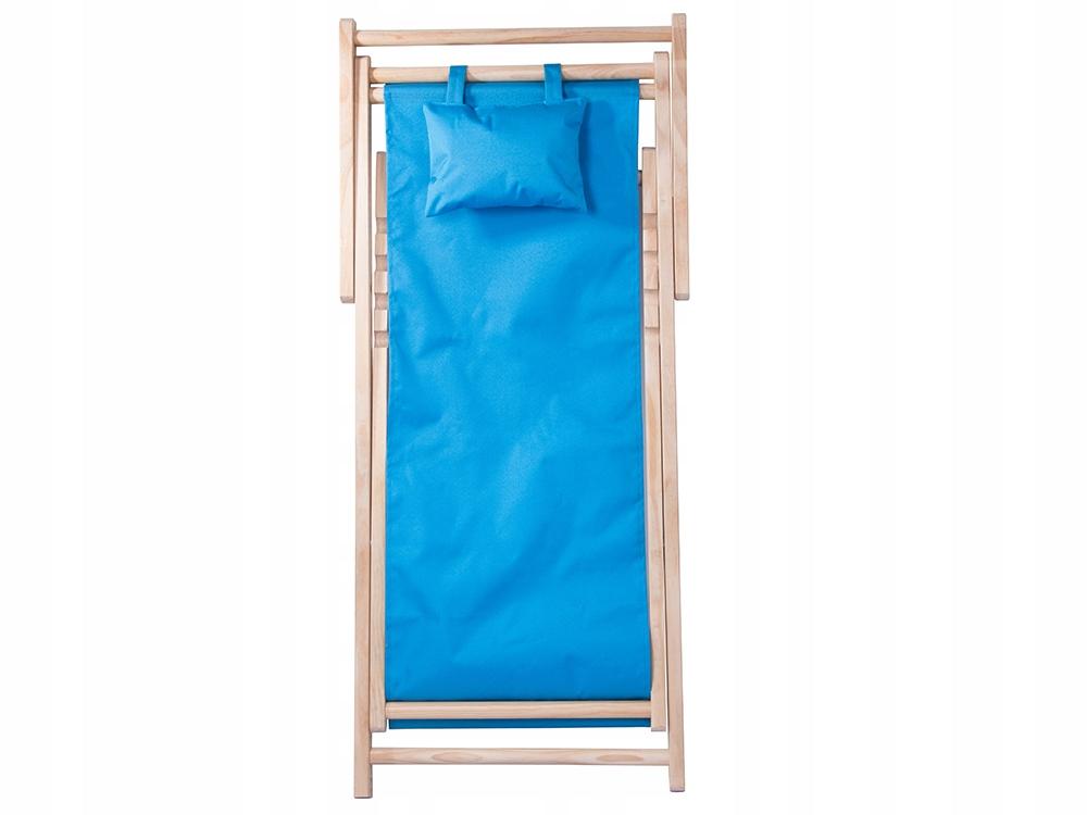 Blue Wooden Deckchair (4)