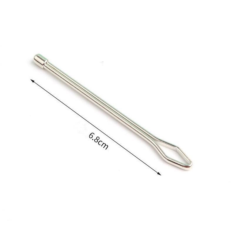 Stainless Steel Garment Clips Sewing DIY Elastic Band Tape Punch Cross Stitch Threader Wear Rope Elastic Clamp Sewing Tools