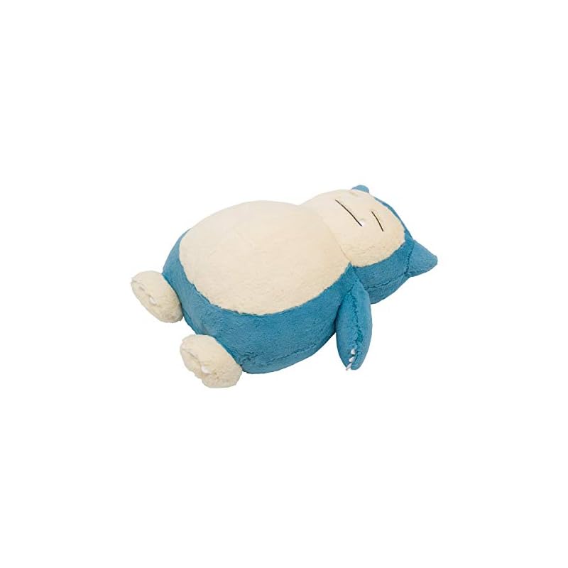 Pokémon Center Original Fluffy Huggable Snorlax Plush Toy 42 X 36 X 16 Cm (H X W X D)