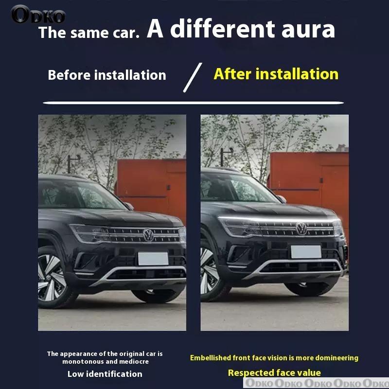 FOR Subaru TRIBECA 2005-2014 New upgrade LED Daytime Running Light Scan Starting Car Hood DRL Guide Decorative Ambient Lamp 12V