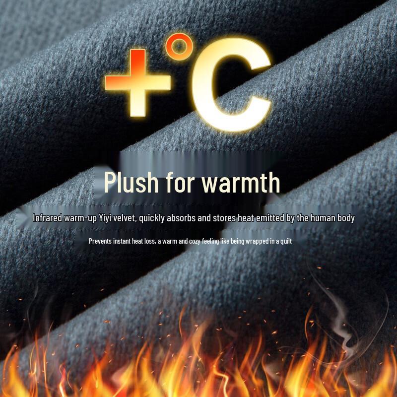 MONTAGUT Men's Thermal Fleece-Lined Shirt