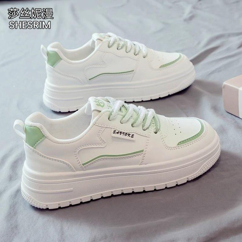 Trend Four Seasons Simple Little White Shoes Women 2025 New Fashion Sports Casual Versatile Board Shoes Women