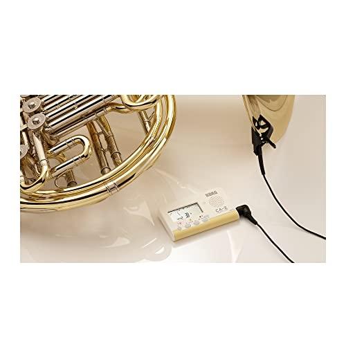 KORG Chromatic Tuner CA-2 Ideal for Brass Band, Orchestra, Guitar, Vocal Music, Acapella, Personal Practice, 200 Hours of Continuous Operation