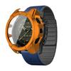 Strap+Case For Garmin Fenix 8 47 51mm Tempered Glass Cover Magnetic Silicone Band QuickFit Bracelet Protector Fenix8 Accessories