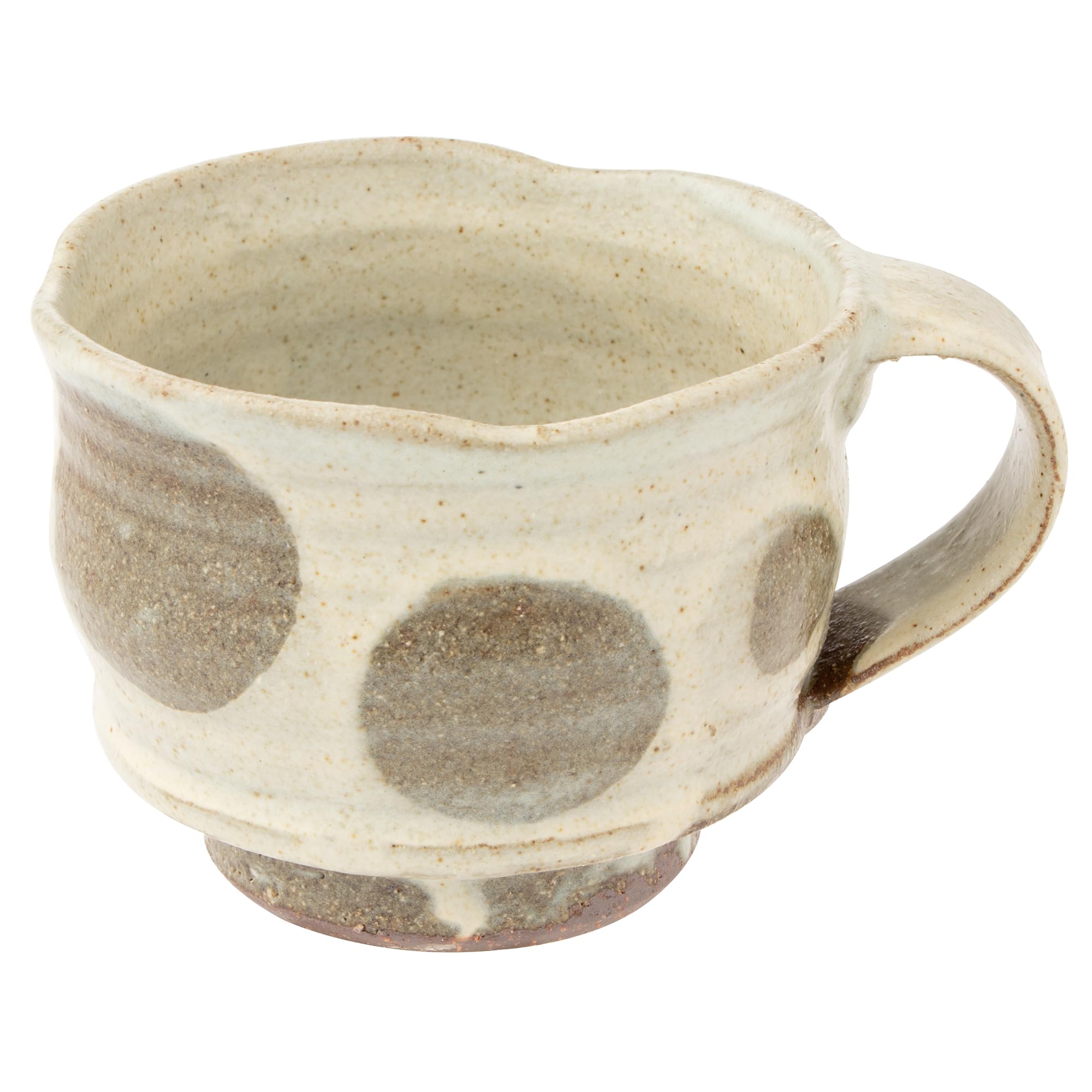 

Marui Seito Shigaraki Ware Hechimon Mug, 320ml Capacity, Ball Pattern, White, MR-3-4473