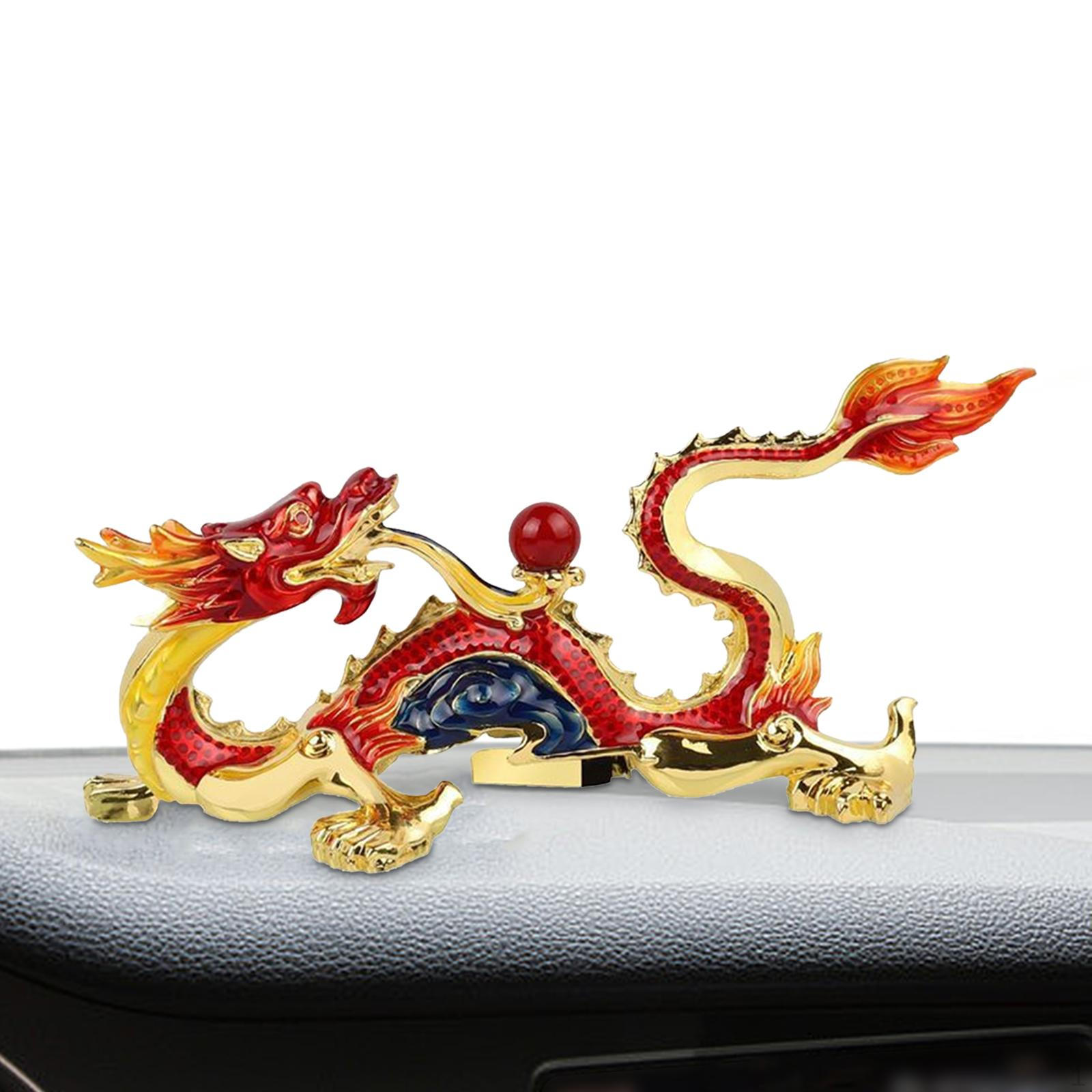 

Статуя китайского дракона, статуэтка, скульптура сокровищ для Red abd Gold