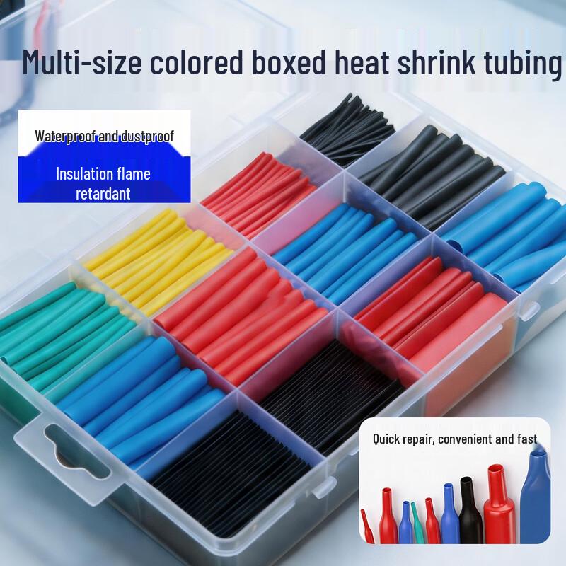 560 Pcs Colorful Heat Shrink Tubing Kit