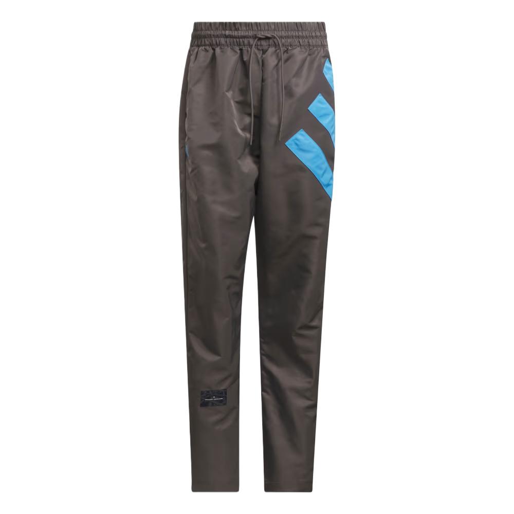 

Adidas Anthony Edwards 1 Полосатые удобные, приятные для кожи, повседневные брюки мужские, низ уголь IW8056 L