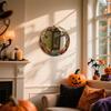 Halloween Decorative Mirror Stickers For Bedroom And Bathroom Walls, No Need For Drilling, Wall-mounted Festival Decorations.