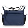 Solid Color Crossbody Bag Men's Large Capacity Shoulder Bag Commuter Briefcase