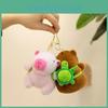 Peluche Capibara Stilysh Ciondolo Maiale d'Acqua Carino Portachiavi Bambola Morbida di Peluche Accessorio