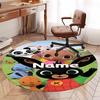 Custom Name Bing Printed Round Rug Carpet Chair Rug Area Rug Entryway Doormats,for Office Chair Living Room Bedroom Kitchen Room.