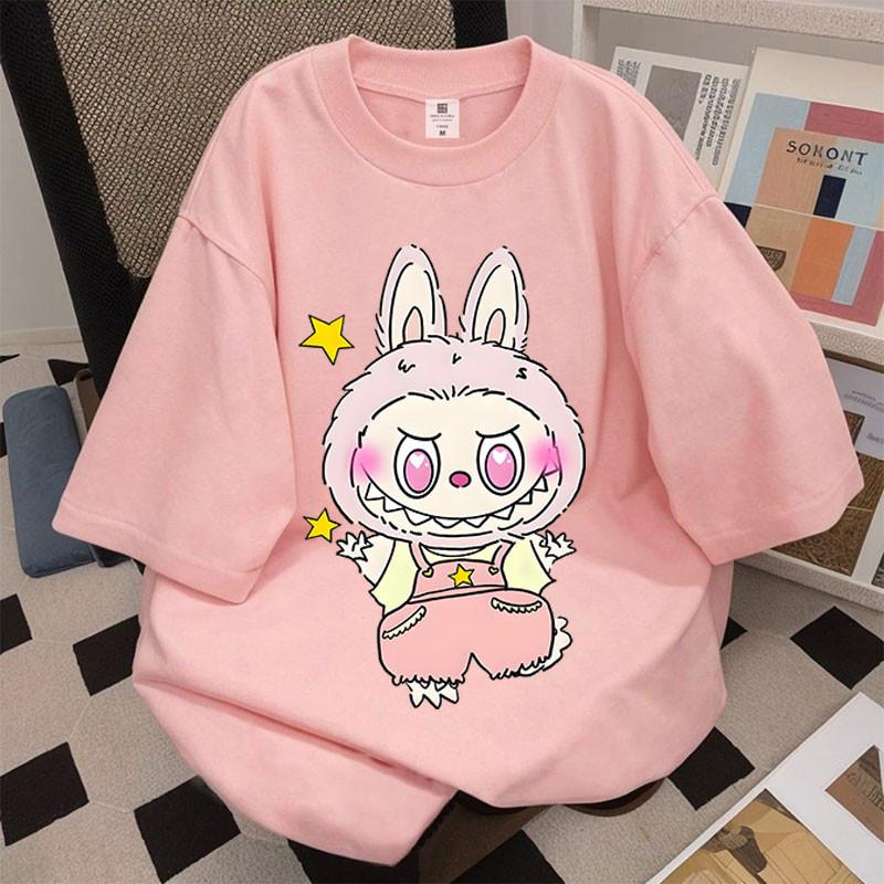 2025 New LABUBU Unisex Printed T-shirt Casual Fashion Top