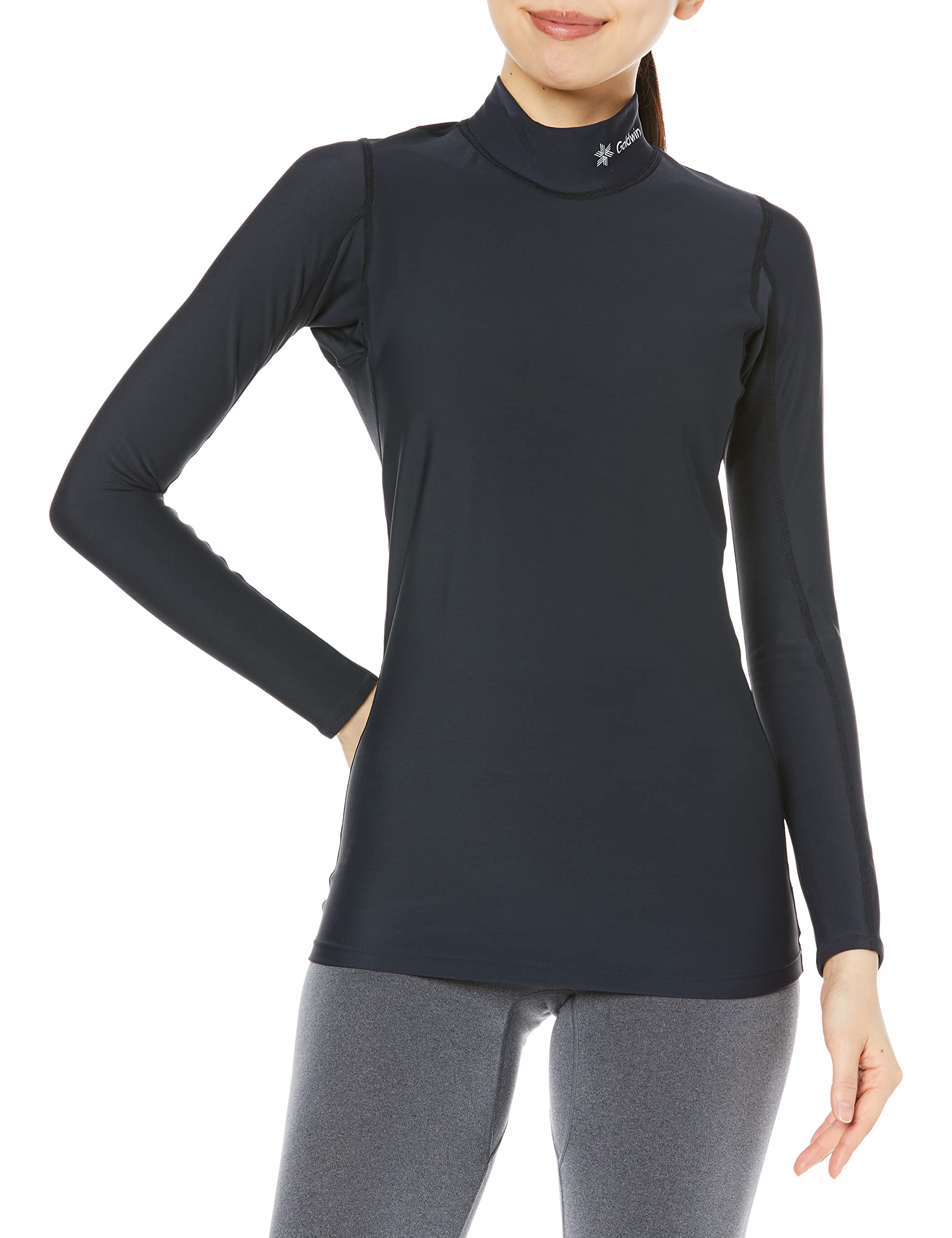 

c3fit Kodenshi Теплый свитер с высоким воротом и длинными рукавами GCW62302 Черный XL [Goldwin]