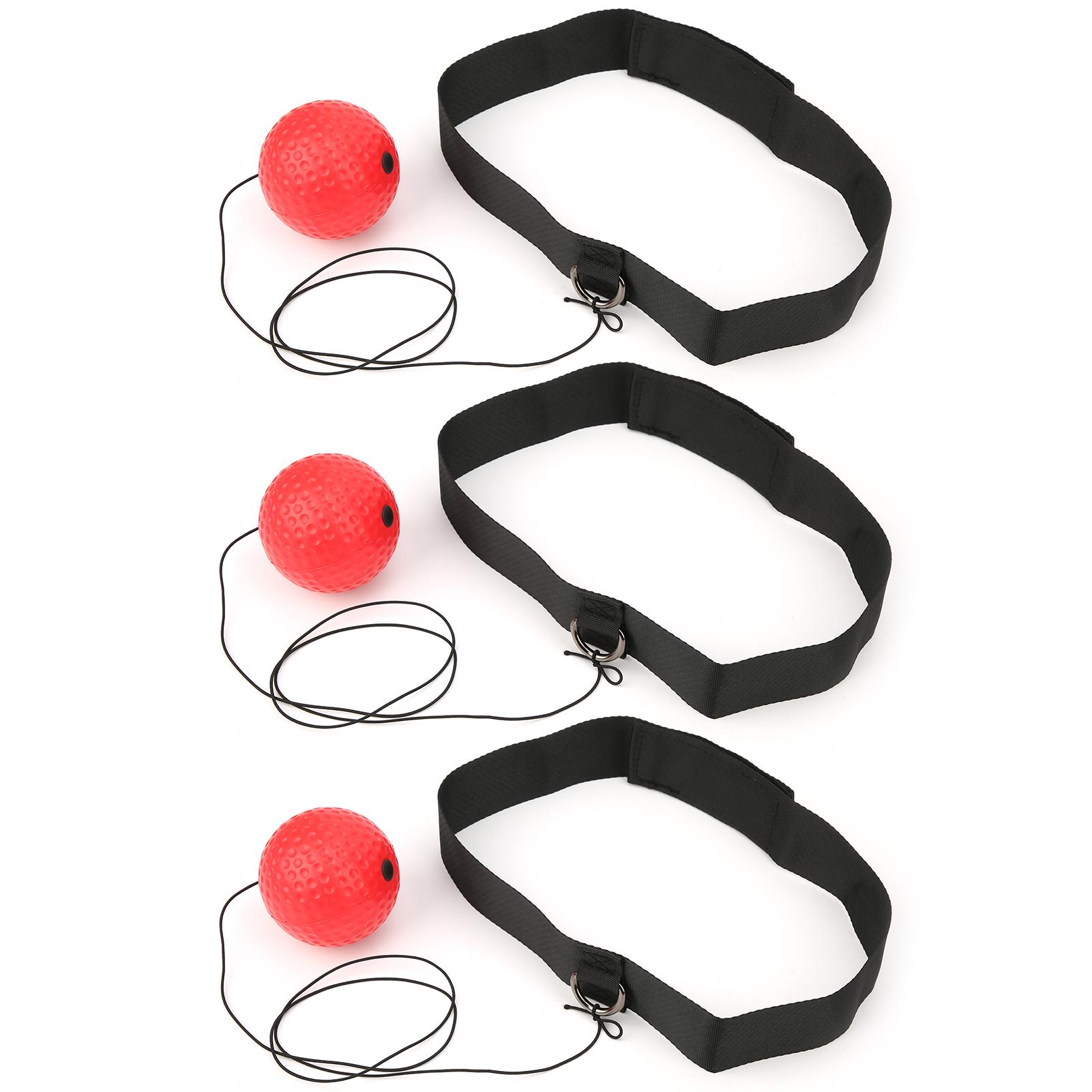 

3Pcs Headmounted Boxing Ball Fighting Training Bounce Response Ball Accessories
