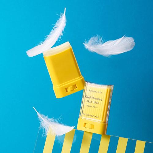 NATURE REPUBLIC (Nature Republic) Aloe Fresh Powder Sunscreen UV Sunstick SPF50+ PA+++ (24th ver.)