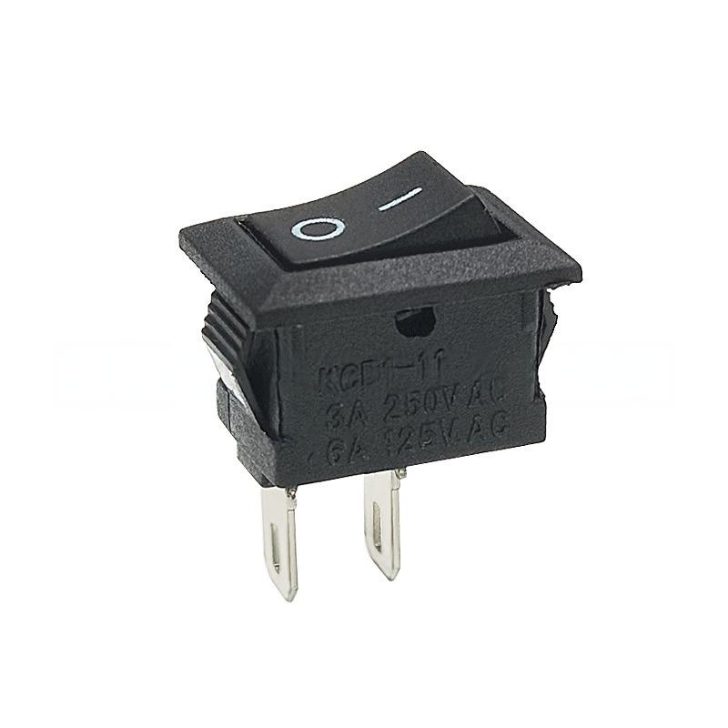 10Pcs KCD11 Rocker Switch 10x15mm Mini Universal Power Toggle Switch for Electronic Component Replacement
