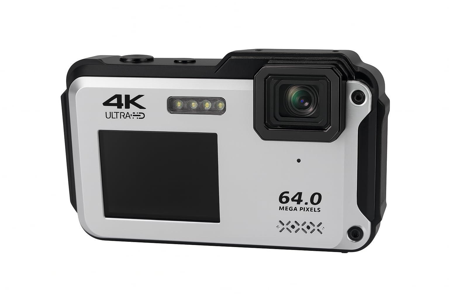 

[FaCLOSS Official] 4K Waterproof Digital Camera IP68 Dustproof, Shockproof, CALS Mode Compatible 64MP (13MP Effective) 16x Zoom, Wi-Fi Compatible