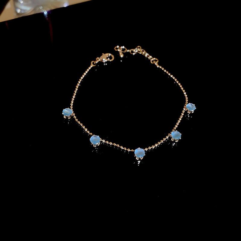 

Браслет с цирконом, браслет в стиле ретро, легкая роскошь, нишевые ювелирные изделия высокого класса