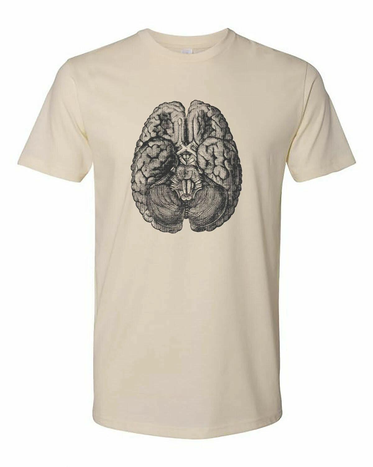 

Cottage Cult Clothing Tee T Shirt Cotton Medical Anatomy Victorian Art Brain #4 L