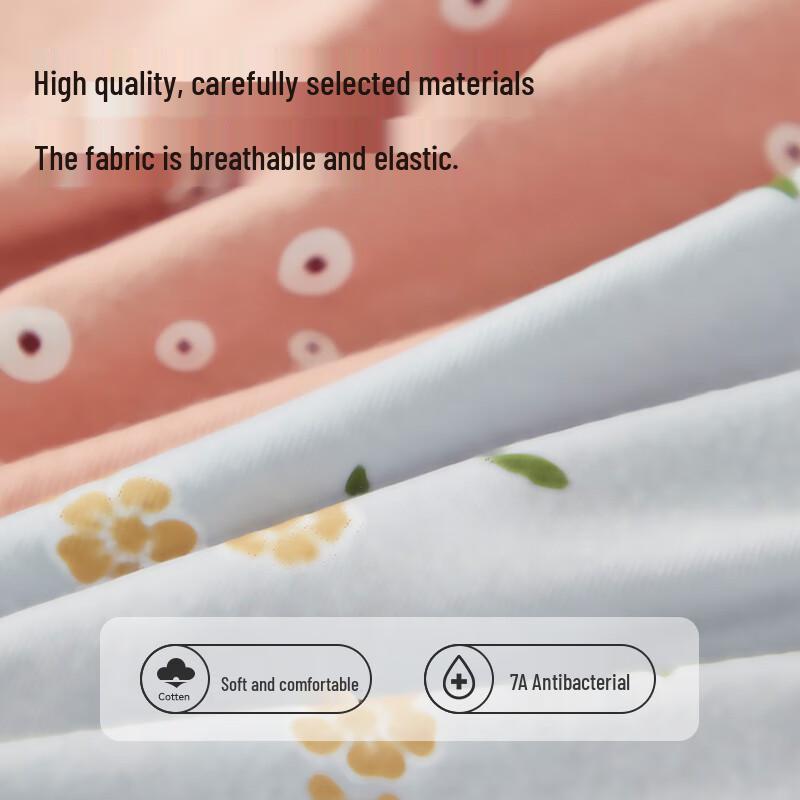 MiiOW Women's Floral Print Antibacterial Underwear (4-Pack)