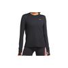 (WMNS) Sports Running Round Neck Solid Color Long Sleeves Black T-Shirt Women's CU3278-010