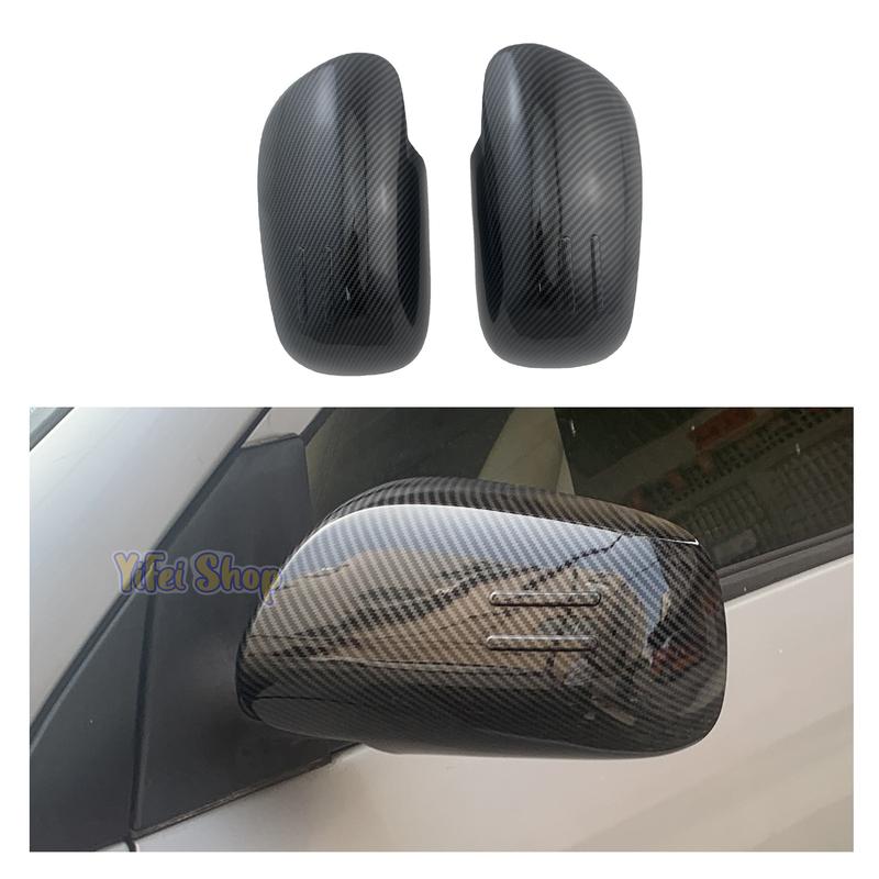 YOYO ABS Chrome Car Accessories Door Mirror Cover Trim Paste Style Carbon For Toyota Auris Vitz 2006 2007 2008 2009 2010 2011