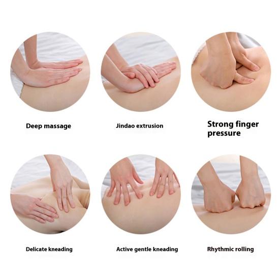 Multi-purpose Neck Massager Pillow Deep Tissue Neck Shoulder Pain Relief Relaxer Pillow Ergonomic Portable Heated Vibration Neck Stretcher Cervical