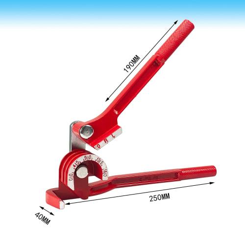 HFS(R) Pipe Bender, 1/4", 5/16", 3/8", 6mm, 8mm, 10mm, 180 Degree, Tube Bender, Copper Pipe Bending Tool