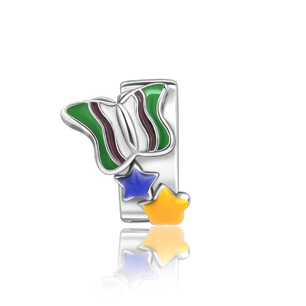 Original Copper Safety Clasp Heart Flower Safety Chain Beads Pendant Charms For Pan Bracelet Jewellery Clips