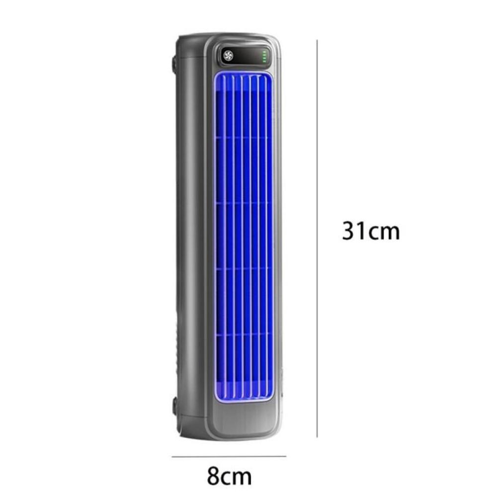 Stille draagbare airconditioner met 3 snelheden, mobiele bureauventilator, oplaadbaar, wandventilator voor thuis en op kantoor