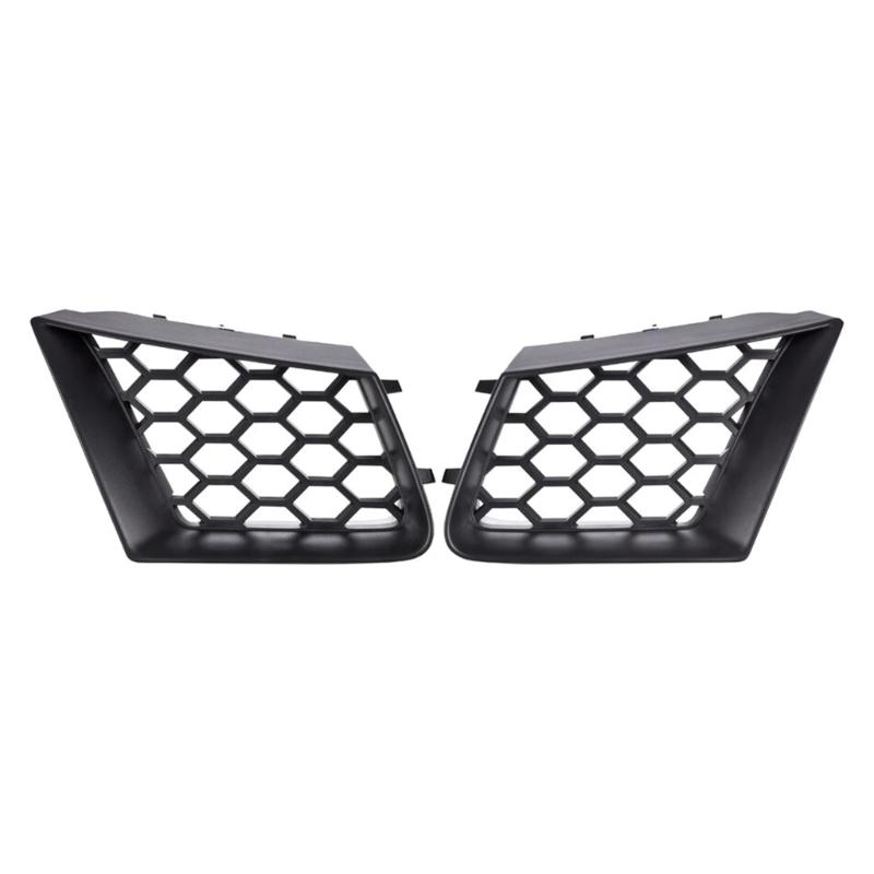2pcs Honeycomb Front Upper Bumper-Hood Kidney Grille Radiator Grill -Grilles Suitable for  9182921 Lightweight