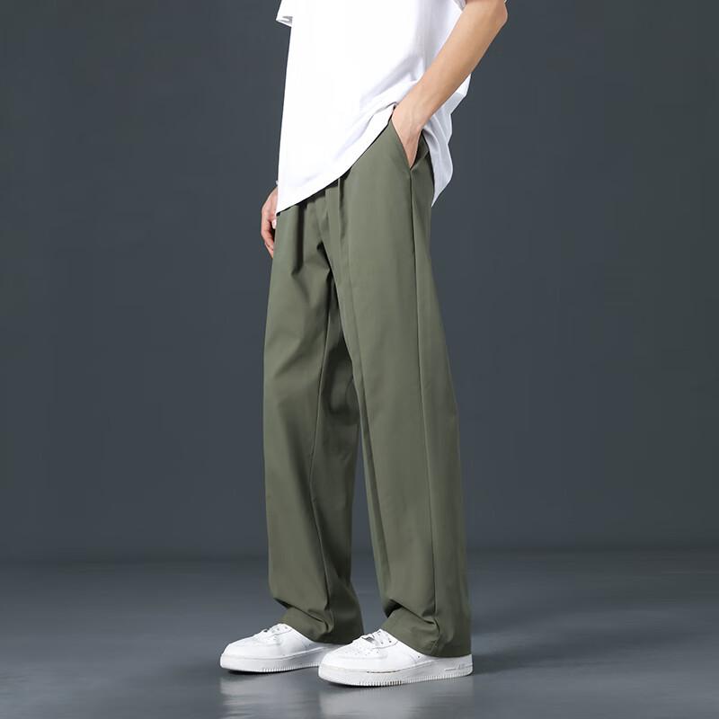 Men's Ice Silk Loose Casual Plus Size Pants