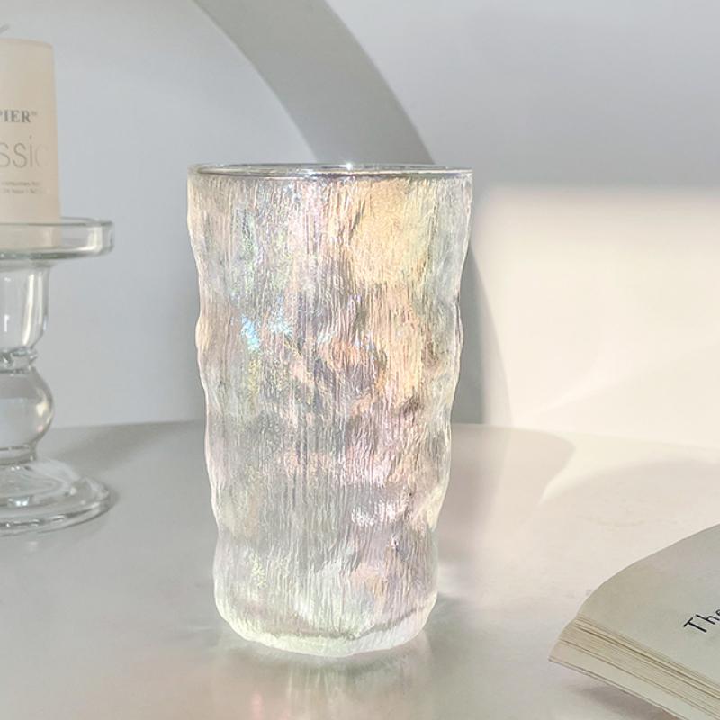 300ml/380ml Premium Cocktail Glass Colorful Beverage Cup Tea Cold Drink Mugs Drinkware Glacier Glass Cup Iced Coffee Latte Mugs